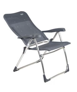 Crespo AL-212 - Campingstoel - Verstelbaar - Donker Grijs -Campingwinkel 1000x1200