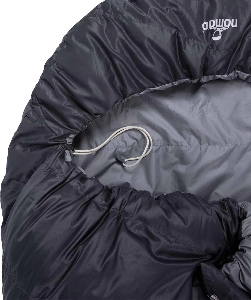 NOMAD® Taurus 400 Slaapzak | 210x80cm Grijs | Lichtgewicht & Kwalitatief | Slaapzak | Incl Hoes 3 NOMAD® Taurus 400 Slaapzak | 210x80cm Grijs | Lichtgewicht & Kwalitatief | Slaapzak | Incl Hoes - Afbeelding 3