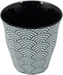 Bo-Camp Servies - Mix & Match - 16 Delig - Zwart/Wit -Campingwinkel 1008x1200 3