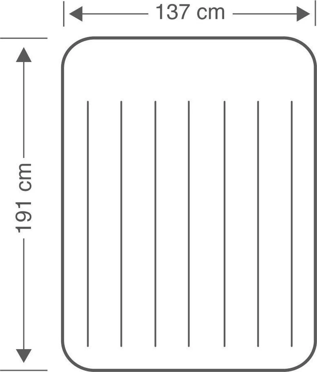 Intex Pillow Rest Classic Full Luchtbed - 2-persoons - 191x137x23 Cm 5 Intex Pillow Rest Classic Full Luchtbed - 2-persoons - 191x137x23 Cm - Afbeelding 5