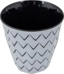 Bo-Camp Servies - Mix & Match - 16 Delig - Zwart/Wit -Campingwinkel 1027x1200 2