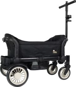 Deryan Luxe Sandy Bolderkar - Duo Buggy - Tandem Buggy - Opvouwbaar - Inklapbare Bolderwagen - Duo Kinderwagen - Zwart -Campingwinkel 1048x1200 1