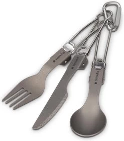 Navaris Campingbestek Van Titanium - Set Met Vork, Mes En Lepel - Inklapbaar - Bestekset Voor Onderweg - Inclusief Karabijnhaak En Bewaarzakje 18 Navaris Campingbestek Van Titanium - Set Met Vork, Mes En Lepel - Inklapbaar - Bestekset Voor Onderweg - Inclusief Karabijnhaak En Bewaarzakje -Campingwinkel 1057x1200 2