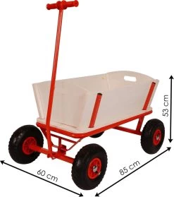 Benson Bolderkar - Bolderwagen Hout - Strandwagen - Kinderen - Boodschappenkar -Campingwinkel 1064x1200 1