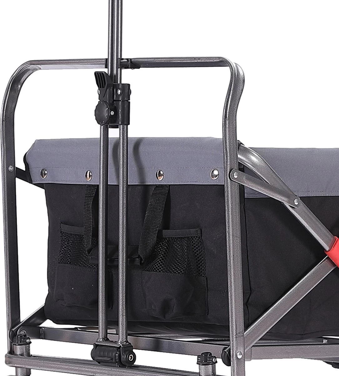 AREBOS Opvouwbare Steekwagen Met Telescopische Stang Draagvermogen 100 Kg 12 AREBOS Opvouwbare Steekwagen Met Telescopische Stang Draagvermogen 100 Kg - Afbeelding 12