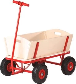 Benson Bolderkar - Bolderwagen Hout - Strandwagen - Kinderen - Boodschappenkar -Campingwinkel 1085x1200