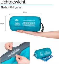 Naturehike® 3D Luchtmatras Premium - Comfortabel R-waarde 2.0 - Extra Dikke Slaapmat - Luchtbed Kamperen - Opblaasbaar Matras - Lichtgewicht - Outdoor - Camping 16 Naturehike® 3D Luchtmatras Premium - Comfortabel R-waarde 2.0 - Extra Dikke Slaapmat - Luchtbed Kamperen - Opblaasbaar Matras - Lichtgewicht - Outdoor - Camping -Campingwinkel 1095x1200