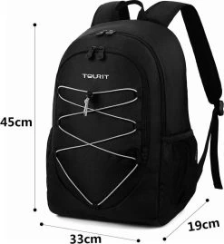 Koeltas Rugzak (25L) - Geschikt Voor 28 Blikjes - Lunchtas Voor Dames En Heren - Zwart -Campingwinkel 1101x1200 2