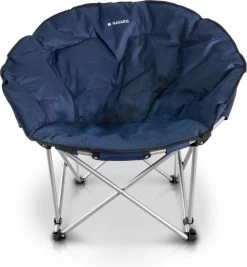 Navaris Klapstoel Met Draagtas - Campingstoel - Draagbare Stoel Voor Kamperen, Festivals En Vissen - Strandstoel - Inklapbaar - Donkerblauw -Campingwinkel 1110x1200
