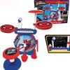Lexibook Spider-Man Elektronische Drumkit Voor Kinderen, Realistisch Drumgeluid, 8-toetsen Toetsenbord, Mp3-stekker, Inclusief Stoel, Blauw/rood, K610SP