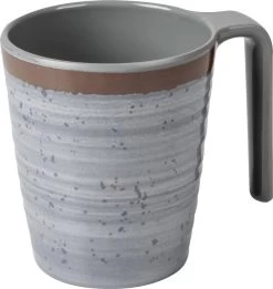 Bo-Camp - Mok - Halo - L - 4 Stuks - Grijs