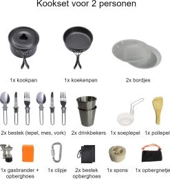 Hikr® Camping Pannenset - Complete 22-delige Kookset - Lichtgewicht - Kookgerei Servies - Outdoor - BPA-vrij - Keukengerei Set -Campingwinkel 1144x1200 7