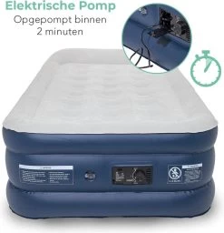 LifeGoods Luchtbed - 1 Persoons - Met Ingebouwde Pomp - Incl. Draagtas En Reparatiekit -Campingwinkel 1159x1200 5
