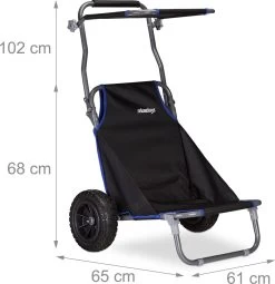 Relaxdays Strandkar Opvouwbaar - Strandstoel Met Zonnedak - Strand Stoel Op Wielen 11 Relaxdays Strandkar Opvouwbaar - Strandstoel Met Zonnedak - Strand Stoel Op Wielen -Campingwinkel 1162x1200 1