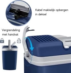 Tillvex- Koelbox, Coolbox, 24 Liter, Blauw -Campingwinkel 1165x1200 3