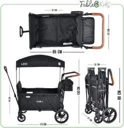 FableKids LEO X2 Lite Opvouwbare Handkar Met Dak Onyx Zwart 21 FableKids LEO X2 Lite Opvouwbare Handkar Met Dak Onyx Zwart -Campingwinkel 1167x1200 2