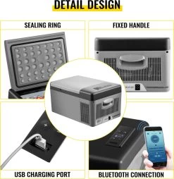 VEVOR - Coolbox - Koelbox 15L - Elektrische Coolbox - Draagbare Mini Koelkast - Draagbare Auto Vriezer 12/24Volt 7 VEVOR - Coolbox - Koelbox 15L - Elektrische Coolbox - Draagbare Mini Koelkast - Draagbare Auto Vriezer 12/24Volt -Campingwinkel 1167x1200 4