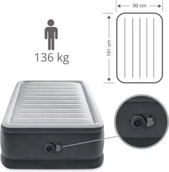 Intex Luchtbed - 1-Persoons - 99 X 191 X 46 Cm - Grijs - Met Ingebouwde Pomp, Hoeslaken Antraciet En Reparatieset 17 Intex Luchtbed - 1-Persoons - 99 X 191 X 46 Cm - Grijs - Met Ingebouwde Pomp, Hoeslaken Antraciet En Reparatieset -Campingwinkel 1177x1200 2