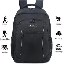 Koelrugtas - 23L - Wandelrugzak - Dagrugzak - Outdoor Rugzak - Dames & Heren - Zwart -Campingwinkel 1179x1200 5