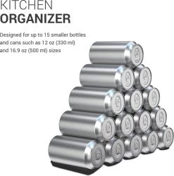 Kwmobile 1x Opvouwbare Houder Voor Flessen En Blikjes - Voor Koelkast En Voorraadkast - Siliconen Flessenhouder In Zwart - 31 X 9,5 X 1 Cm 12 Kwmobile 1x Opvouwbare Houder Voor Flessen En Blikjes - Voor Koelkast En Voorraadkast - Siliconen Flessenhouder In Zwart - 31 X 9,5 X 1 Cm -Campingwinkel 1184x1200 9