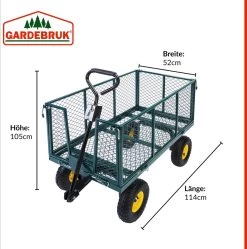 Gardebruk Bolderkar Binnenzeil - Belastbaar Tot 550 Kg – Groen -Campingwinkel 1188x1200 6
