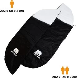 Deryan Cocoon Pop Up Tent - Slaapzak - Luchtbed - Luchtpomp - 4 Persoons - Zilver -Campingwinkel 1189x1200