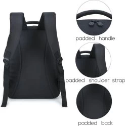 Koelrugtas - 23L - Wandelrugzak - Dagrugzak - Outdoor Rugzak - Dames & Heren - Zwart -Campingwinkel 1189x1200 9