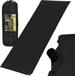 Springos Slaapmat | Zelfopblazend | 180 Cm | Inclusief Hoes | Zwart -Campingwinkel 1190x1200 5