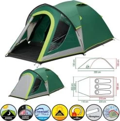 Coleman Kobuk Valley 3 Plus Koepeltent - Verduisterend - 3-Persoons -Campingwinkel 1193x1200 1