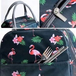 Koeltas - Lunchtas - Volwassenen En Kinderen - Compact & Handig: Zomer - Picknick -School - Lunch - Werk - Zwart Flamingo 13 Koeltas - Lunchtas - Volwassenen En Kinderen - Compact & Handig: Zomer - Picknick -School - Lunch - Werk - Zwart Flamingo -Campingwinkel 1195x1200 11