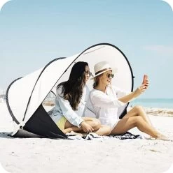 Deryan Luxe Pop Up Strandtent XXL - Anti-UV 50+ - Cream -Campingwinkel 1196x1200 2