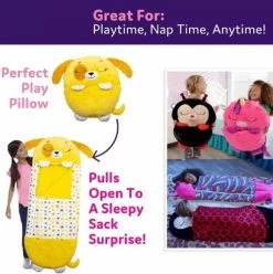 Draak Slaapzak -160 Cms | Kinderslaapzak | Slaapzak Junior | Nappers | Children Sleeping Bag | Kinderen Slaapzak | Super Soft 2 In 1 Fun Pillow &Sleepy For Boys | Draak Slaapzak | Zachte Slaapzak | Knuffel Slaapzak | 2 In 1 Slaapzak | Kinderen -Campingwinkel 1197x1200 3