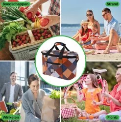 Brisby 4 Laags Geïsoleerde Koeltas - Boodschappentas 21 Liter - Block 13 Brisby 4 Laags Geïsoleerde Koeltas - Boodschappentas 21 Liter - Block -Campingwinkel 1197x1200 38