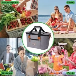 Brisby 4 Laags Geïsoleerde Koeltas - Boodschappentas 21 Liter - Grijs 15 Brisby 4 Laags Geïsoleerde Koeltas - Boodschappentas 21 Liter - Grijs -Campingwinkel 1197x1200 39