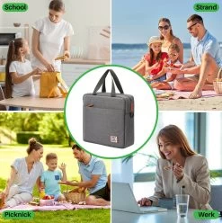 Brisby 4 Laags Geïsoleerde Koeltas - Lunchtas 7 Liter - Donkergrijs -Campingwinkel 1197x1200 44