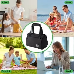 Brisby 4 Laags Geïsoleerde Koeltas - Lunchtas 10 Liter - Zwart -Campingwinkel 1197x1200 46