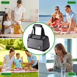 Brisby 4 Laags Geïsoleerde Koeltas - Lunchtas 10 Liter - Donkergrijs 10 Brisby 4 Laags Geïsoleerde Koeltas - Lunchtas 10 Liter - Donkergrijs -Campingwinkel 1197x1200 49