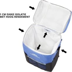 Dutch Mountains Koeltas Rugzak | Cooler Backpack 20 Liter | Picknicktas | Lunchtas | Koelrugzak | Strandtas | Blauw -Campingwinkel 1198x1200 24