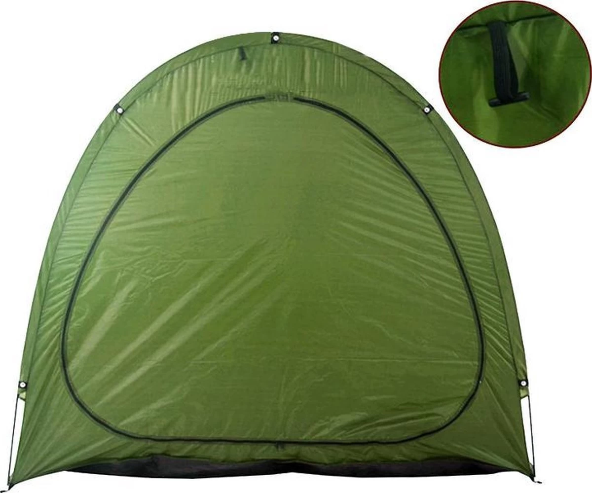 Merkloos Fietstent, Beschermhoes Fietsenschuur, Tent Voor Camping In De Open Lucht-groen 200*80*165CM 3 Merkloos Fietstent, Beschermhoes Fietsenschuur, Tent Voor Camping In De Open Lucht-groen 200*80*165CM - Afbeelding 3