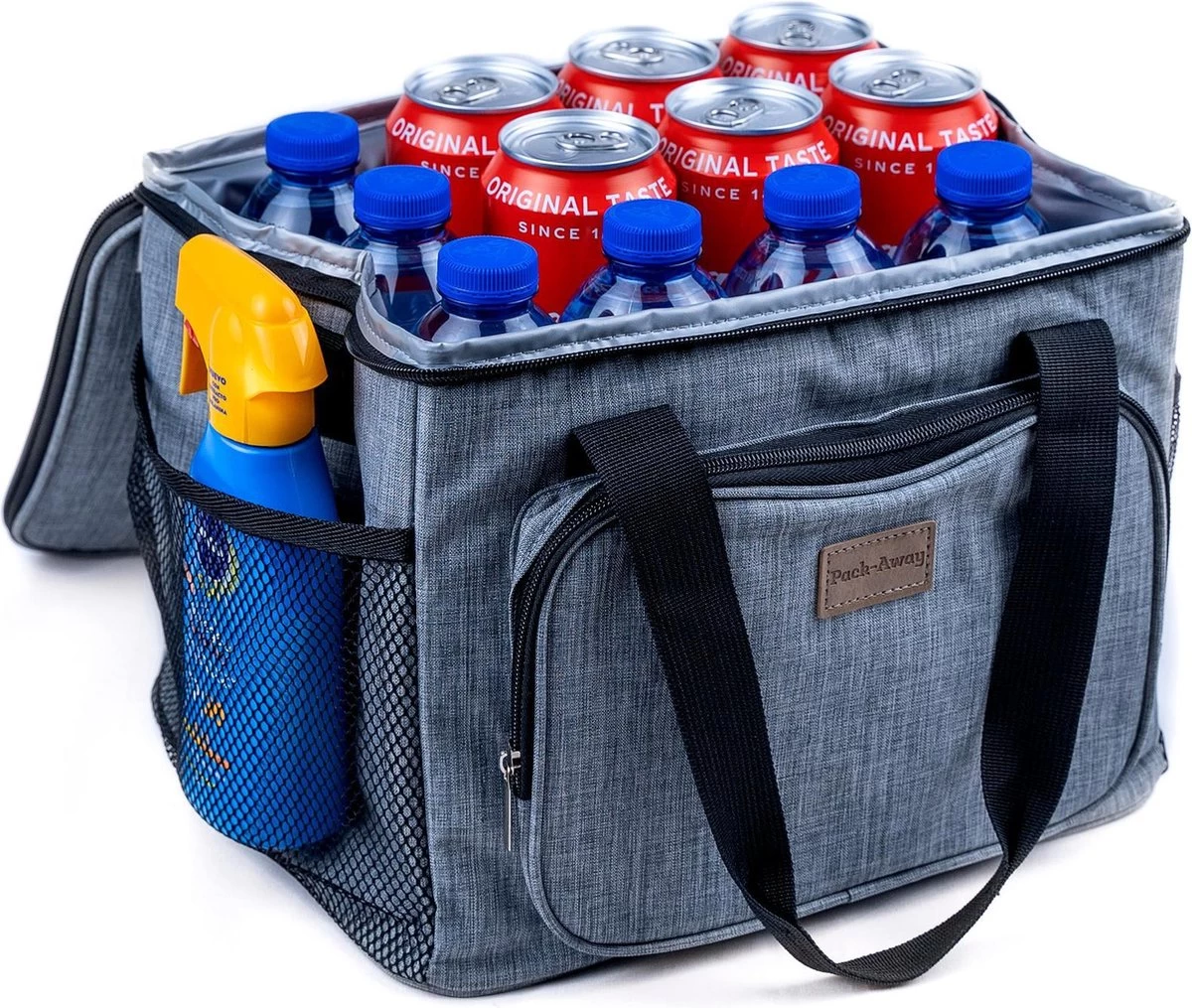 Packaway 4 Laags Geïsoleerde Koeltas - Lunchtas 15 Liter - Grijs 12 Packaway 4 Laags Geïsoleerde Koeltas - Lunchtas 15 Liter - Grijs - Afbeelding 12