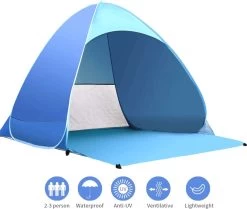 IGOODS Pop-up Tent - 2/3-Persoons - Blauw 9 IGOODS Pop-up Tent - 2/3-Persoons - Blauw -Campingwinkel 1200x1016 1