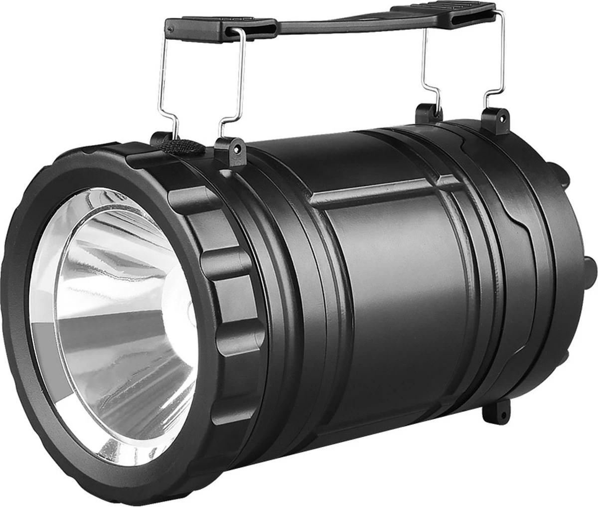 Campinglamp - Tentlamp - Lantaarn - Multifunctioneel - LED Lamp Op Batterijen - Zwart 4 Campinglamp - Tentlamp - Lantaarn - Multifunctioneel - LED Lamp Op Batterijen - Zwart - Afbeelding 4