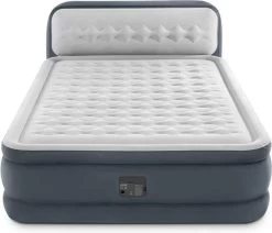Intex 64448 - Queen Deluxe Ultra-Plush Zelfopblazend 2-persoons Luchtbed Met Hoofdboord (203x152x46cm) -Campingwinkel 1200x1031 1