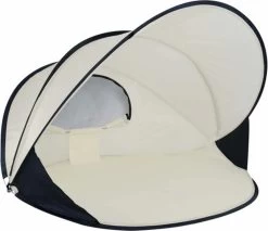 Deryan Luxe Pop Up Strandtent XXL - Anti-UV 50+ - Cream -Campingwinkel 1200x1034