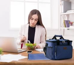 Packaway 4 Laags Geïsoleerde Koeltas - Lunchtas 15 Liter - Blauw -Campingwinkel 1200x1043 2