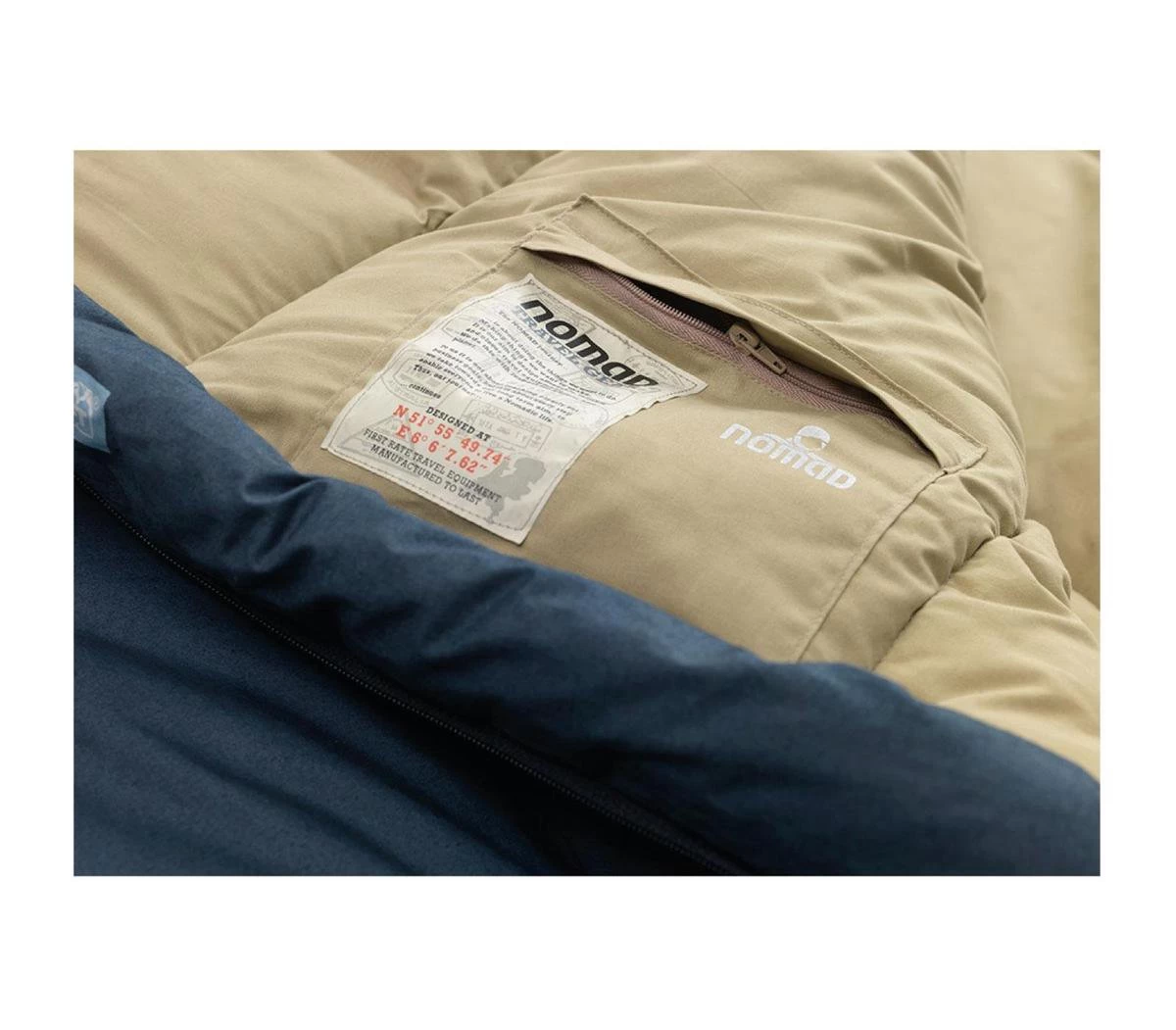 NOMAD® Blazer Classic '78 Slaapzak - Dekenmodel - Max Lichaamslengte 195 Cm 9 NOMAD® Blazer Classic '78 Slaapzak - Dekenmodel - Max Lichaamslengte 195 Cm - Afbeelding 9