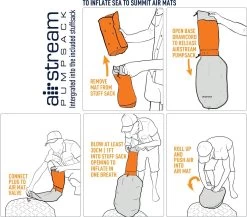 Sea To Summit UltraLight Insulated Regular Opblaasbare Slaapmat - 5cm - 480g - Oranje -Campingwinkel 1200x1053