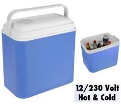 Excellent Cool Solutions - Draagbare Koelbox - Met Verwarm Functie - Blauw/wit - 24 Liter - 12V & 230V -Campingwinkel 1200x1060 3