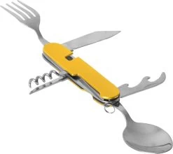 Merkloos Bestek - All -In-One Vork / Lepel / Mes / Flesopener/ Tirbuson - Blauw -Campingwinkel 1200x1068 6