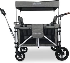 FUXTEC Bolderkar FX-CTXL900 - Premium Grijs - Nu Voor Maximaal 4 Kinderen -Campingwinkel 1200x1069